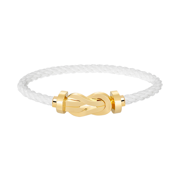 ˇStreet JewelryˇCHANCE LARGE 8 FIGURE BUCKLE NO DIAMOND BRACELET GOLD