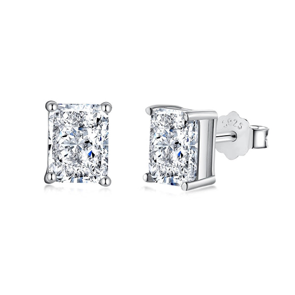 [STREET]Radiant Luxurious Princess Cut Daily Earrings