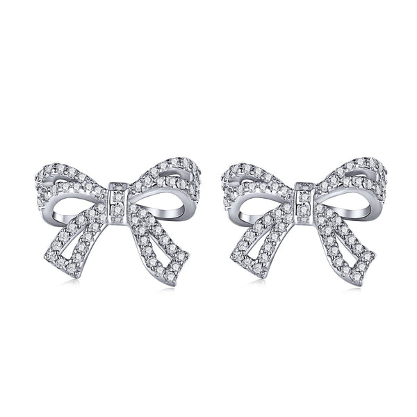 [STREET]Dainty Bow Shape Earrings