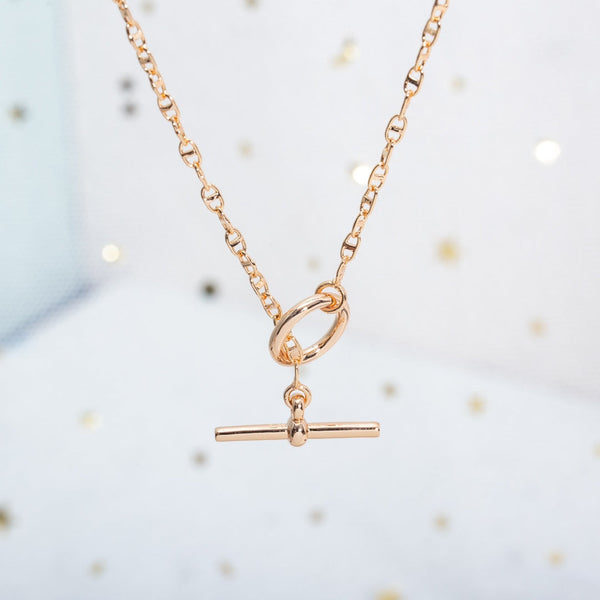 ˇStreet JewelryˇECHAPPEE NECKLACE PINK GOLD