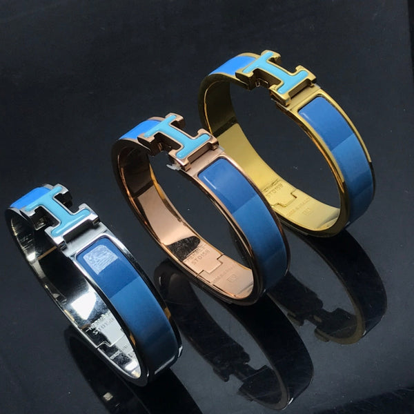 ˇStreet JewelryˇH BRACELET BLUE RAINBOW CERAMIC