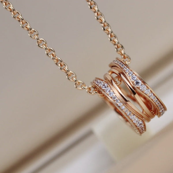 ˇStreet JewelryˇZERO 1 PINK GOLD NECKLACE