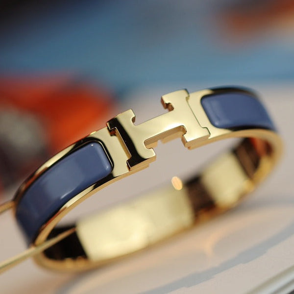 ˇStreet JewelryˇH BRACELET 12MM BLUE GRAY