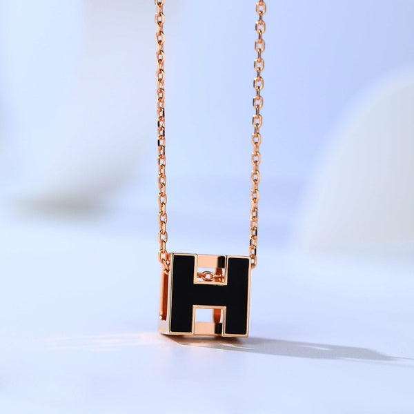 ˇStreet JewelryˇH CAGE PINK GOLD NECKLACE