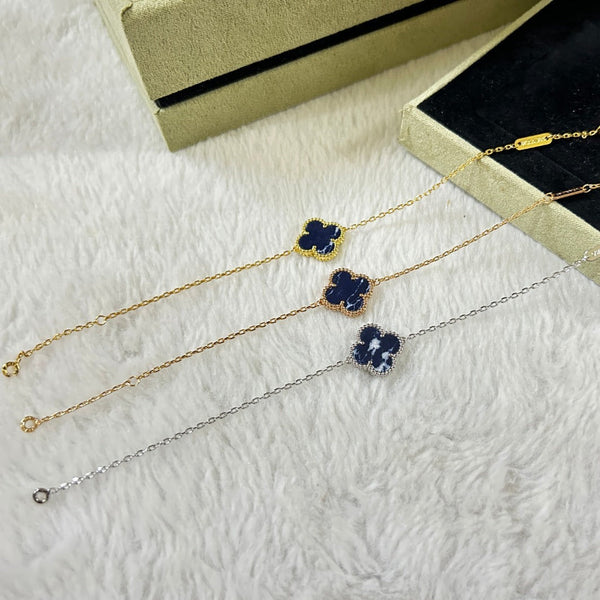 ˇStreet JewelryˇCLOVER 1 MOTIF PIETERSITE BRACELET