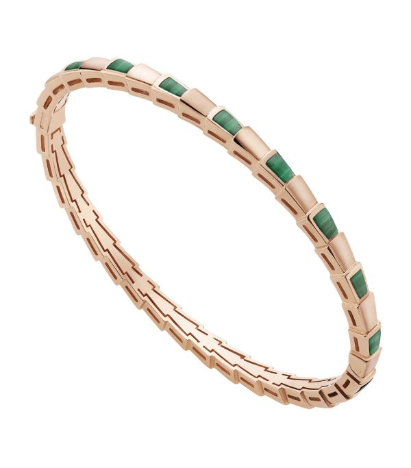 ˇStreet JewelryˇSERPENTI BRACELET PINK GOLD MALACHITE