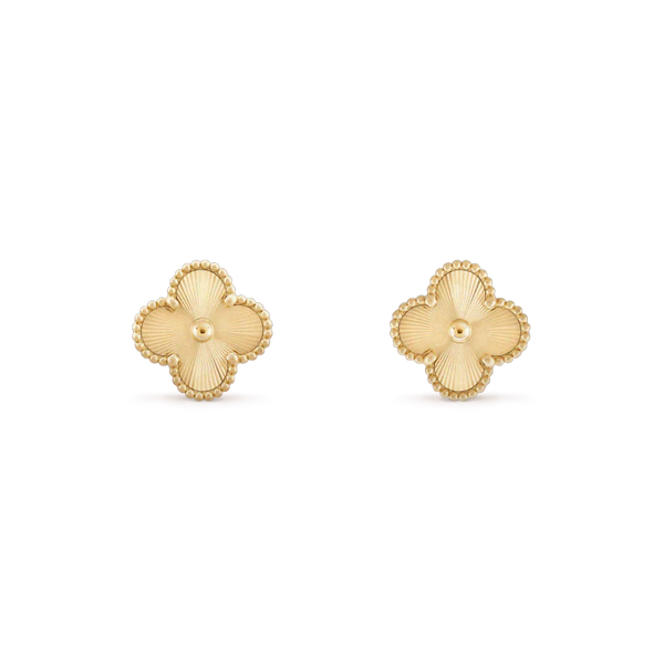 ˇStreet JewelryˇCLOVER MINI 9.5MM LASER EARRINGS