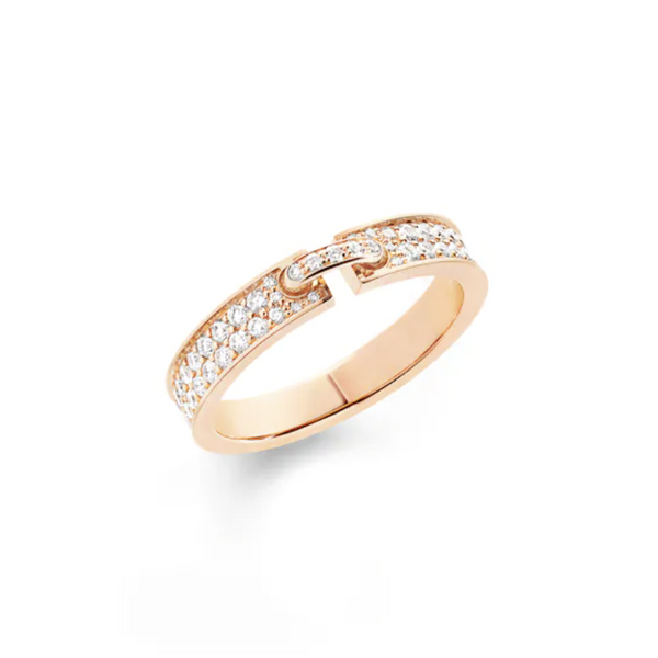 ˇStreet JewelryˇALLIANCE LIENS VIDENCE PAVED DIAMOND 4MM RING
