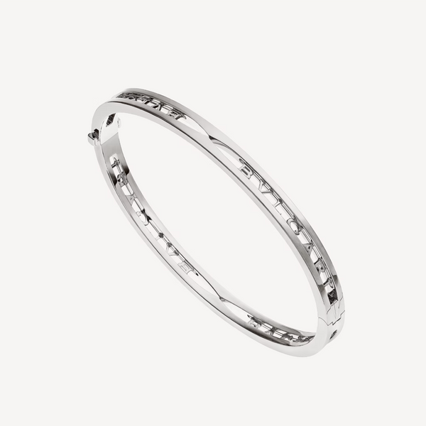 ˇStreet JewelryˇZERO 1 SPIRAL LOGO SILVER BRACELET