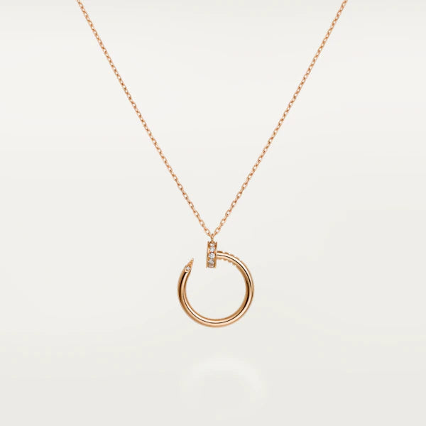 ˇStreet JewelryˇJUSTE NECKLACE PINK GOLD