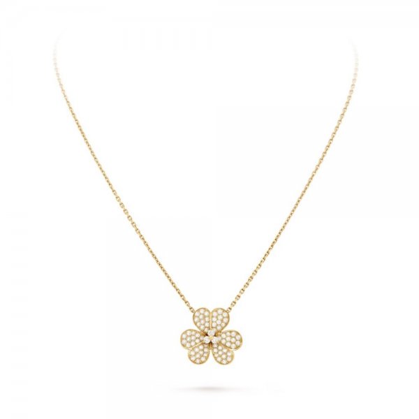 ˇStreet JewelryˇFLOWER DIAMOND NECKLACE