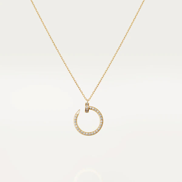 ˇStreet JewelryˇJUSTE NECKLACE GOLD DIAMONDS