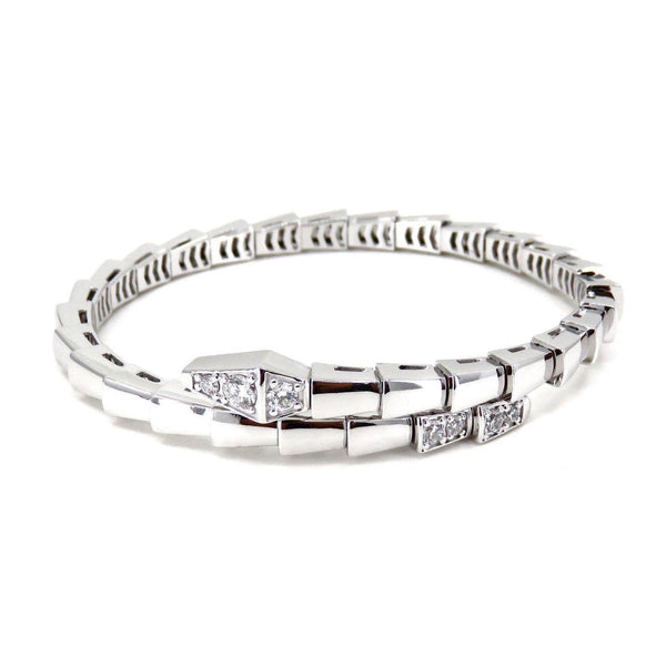 ˇStreet JewelryˇSERPENTI BRACELET DIAMONDS SILVER