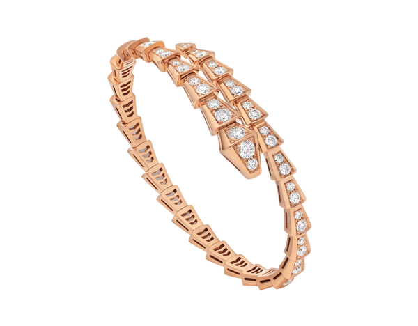ˇStreet JewelryˇSERPENTI BRACELET 6.8MM PINK GOLD DIAMOND