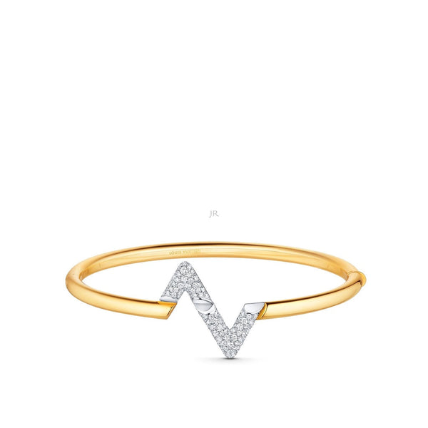 ˇStreet JewelryˇVOLTE UPSITE DOWN GOLD DIAMOND BRACELET