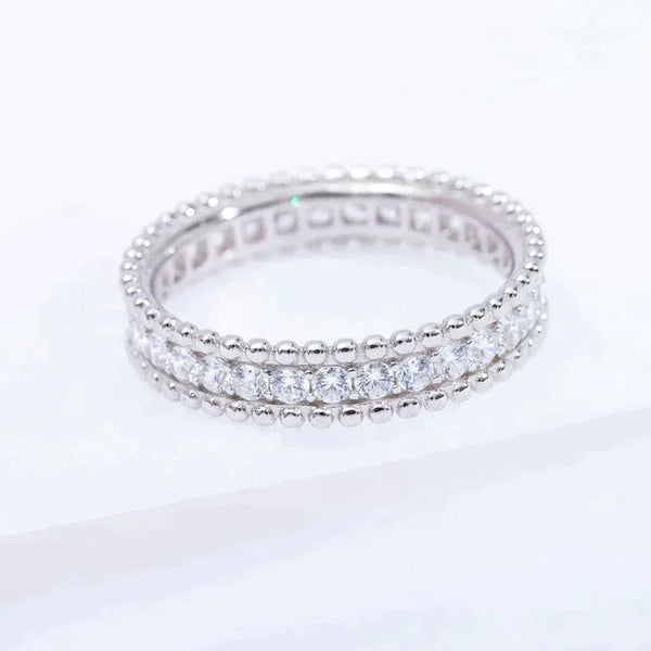 ˇStreet JewelryˇPERLEE DIAMOND SILVER RING