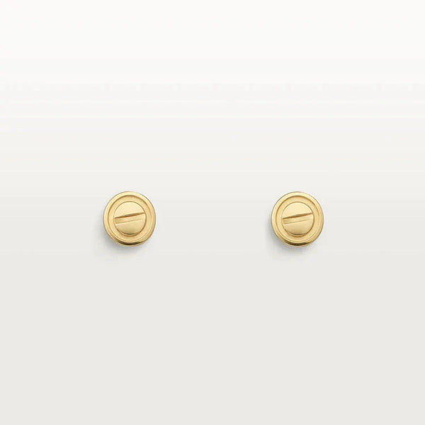 ˇStreet JewelryˇLOVE EARRINGS GOLD 10MM