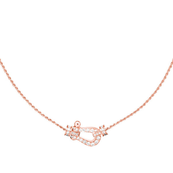 ˇStreet JewelryˇFORCE 10 PINK GOLD DIAMOND NECKLACE