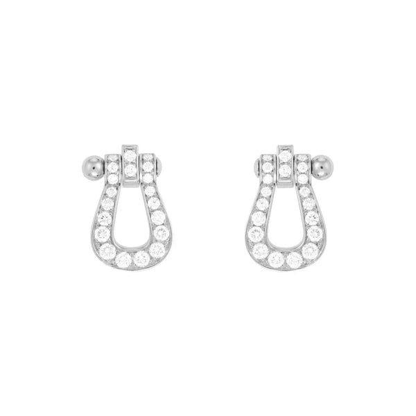 ˇStreet JewelryˇFORCE 10 FULL DIAMOND STUD EARRINGS MINI MODEL