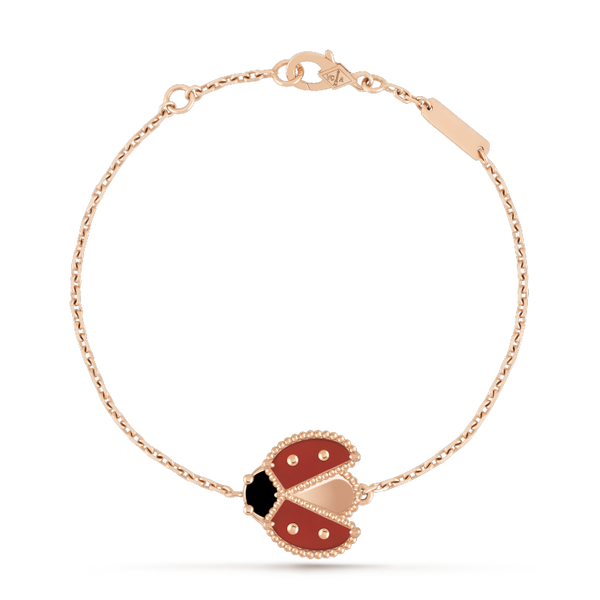ˇStreet JewelryˇLUCKY SPRING 1 MOTIF ROSE GOLD BRACELET