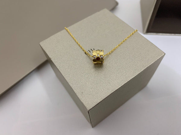 ˇStreet JewelryˇBEE LOVE DIAMOND NECKLACE