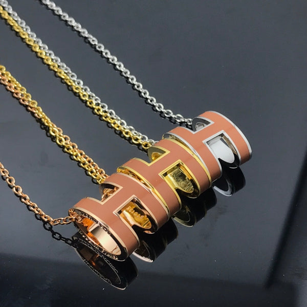 ˇStreet JewelryˇH NECKLACE BROWN