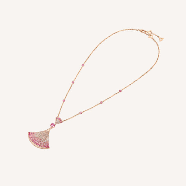 ˇStreet JewelryˇDREAM NECKLACK DIAMOND PINK GOLD