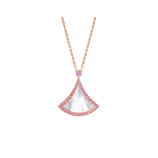 ˇStreet JewelryˇDREAM NECKLACE MOP DIAMOND PINK