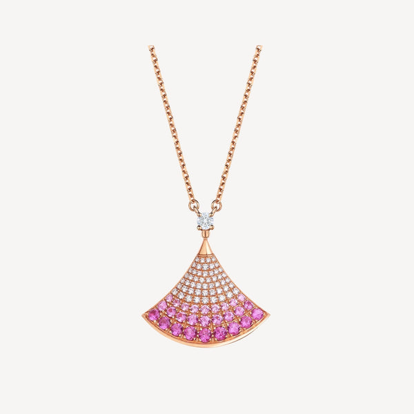 ˇStreet JewelryˇDREAM NECKLACE PINK GOLD PINK DIAMOND