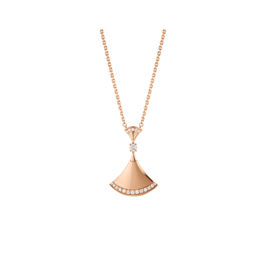 ˇStreet JewelryˇDREAM NECKLACE PINK GOLD DIAMOND