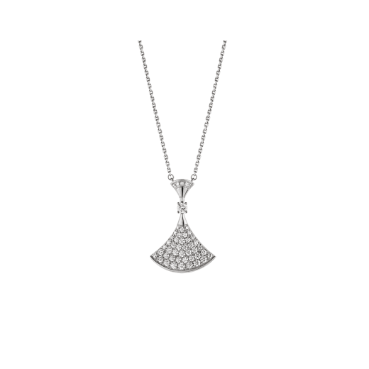 ˇStreet JewelryˇDREAM NECKLACE SILVER FULL DIAMOND