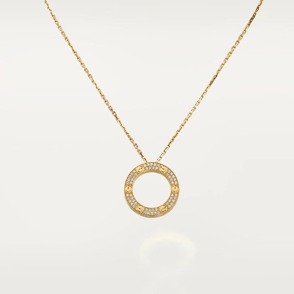 ˇStreet JewelryˇLOVE NECKLACE ADJUSTABLE ROSE GOLD