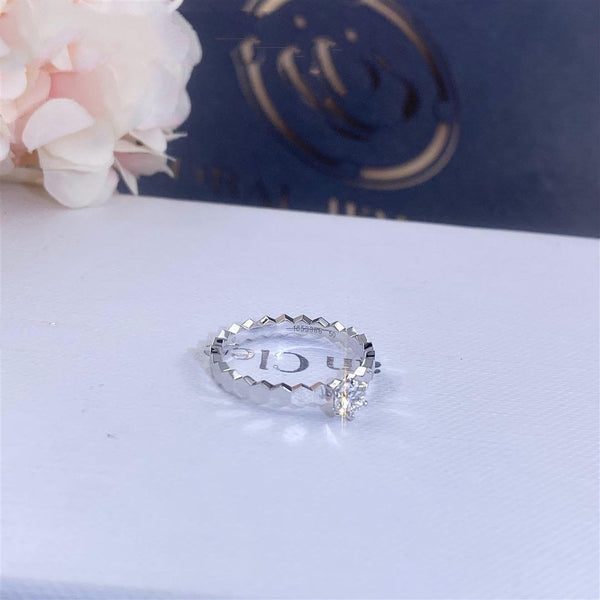 ˇStreet JewelryˇBEE LOVE RING SILVER 1 DIAMOND