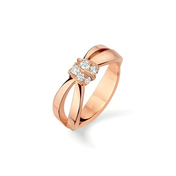 ˇStreet JewelryˇLIENS RING PINK GOLD DIAMOND