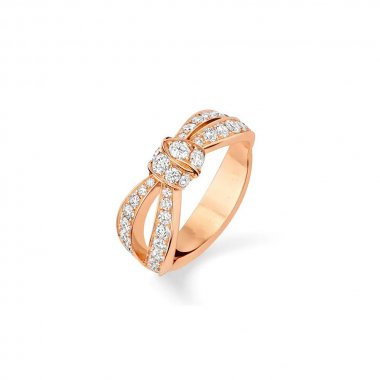 ˇStreet JewelryˇLIENS ROSE GOLD DIAMOND RING