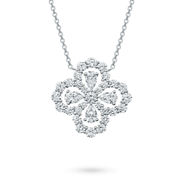 ˇStreet JewelryˇLOOP NECKLACE FULL MOTIF DIAMOND 16MM MULTIPLE COLORS