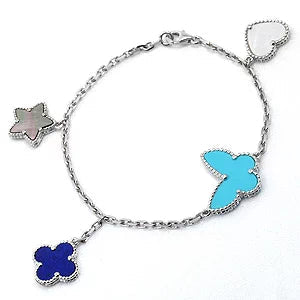 ˇStreet JewelryˇLUCKY SPRING BRACELET 4 MOTIF