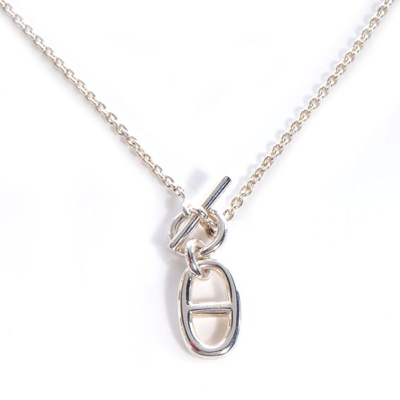 ˇStreet JewelryˇHM CHAINE D'ANCRE PENDANT NECKLACE STERLING SILVER