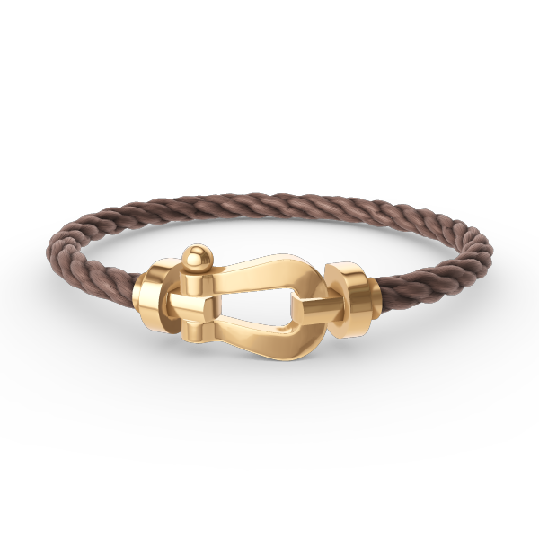 ˇStreet JewelryˇFORCE LARGE HORSESHOE NO DIAMOND BRACELET GOLD
