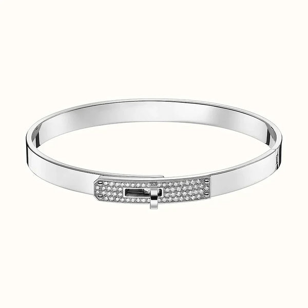 ˇStreet JewelryˇKELLY SILVER DIAMOND BRACELET
