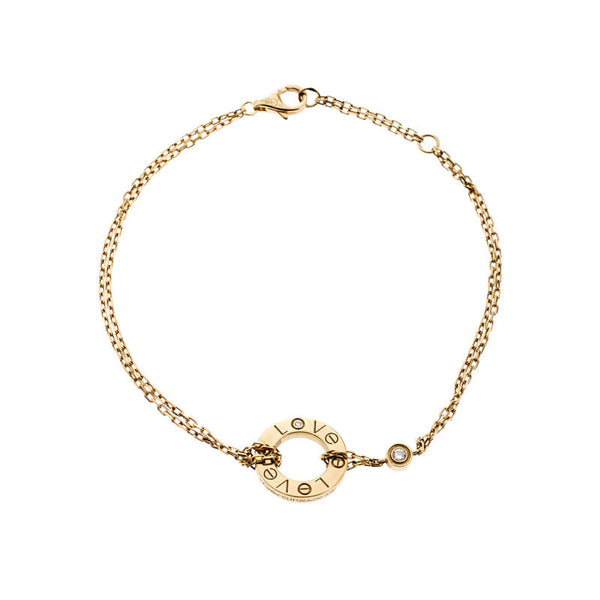 ˇStreet JewelryˇLOVE BRACELET 2 DIAMOND