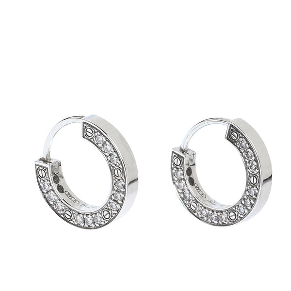 ˇStreet JewelryˇLOVE DIAMOND EARRINGS