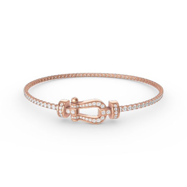 ˇStreet JewelryˇFORCE  HORSESHOE  DIAMOND TENNIS BRACELET