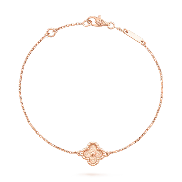 ˇStreet JewelryˇCLOVER SINGLE FLOWER BRACELET