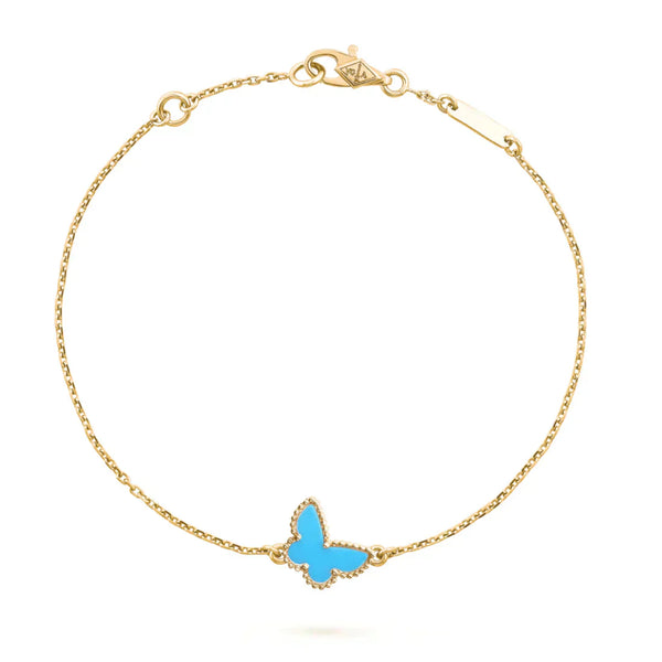ˇStreet JewelryˇBUTTERFLY TURQUOISE BUTTERFLY BRACELET