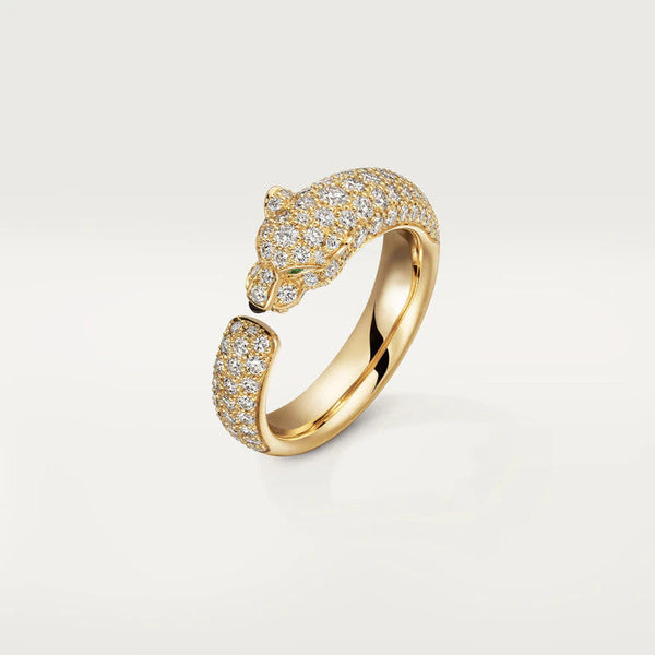 ˇStreet JewelryˇPANTHERE PINK GOLD DIAMOND RING